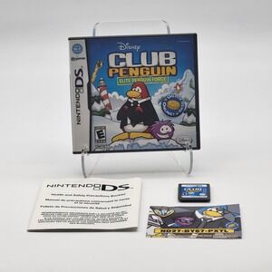 Disney Club Penguin Elite Penguin Force Nintendo DS Video Game With Booklet